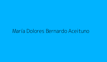 María Dolores Bernardo Aceituno